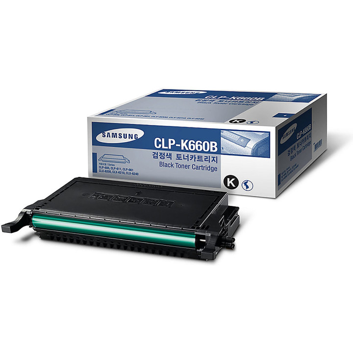 Eredeti Samsung Fekete Toner K660B CLP-610|660|CLX-6200|6210|6240 5.5K "ST906A"
