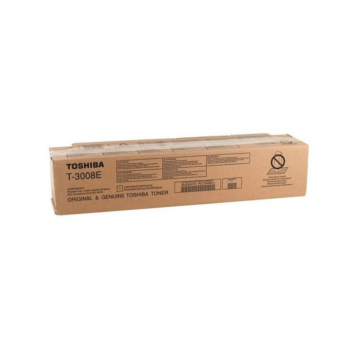Original Toshiba Black Toner T-3008E for E-Studio 3008A|2008A|5008A|3508A|2508A|4508A 43.9K "6AJ00000151"