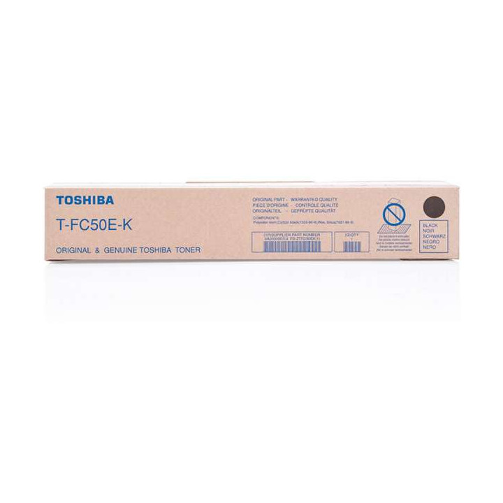 Original Toshiba Black Toner T-FC50E-K for E-Studio 2555|3055|4555, 38.4K "T-FC50E-K"