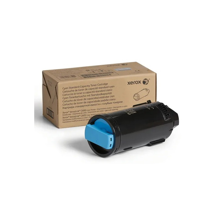 Toner Original Xerox Cyan, 106R03908, pentru Versalink C600|C605, 6K, (timbru verde 1.2 lei) , "106R03908"