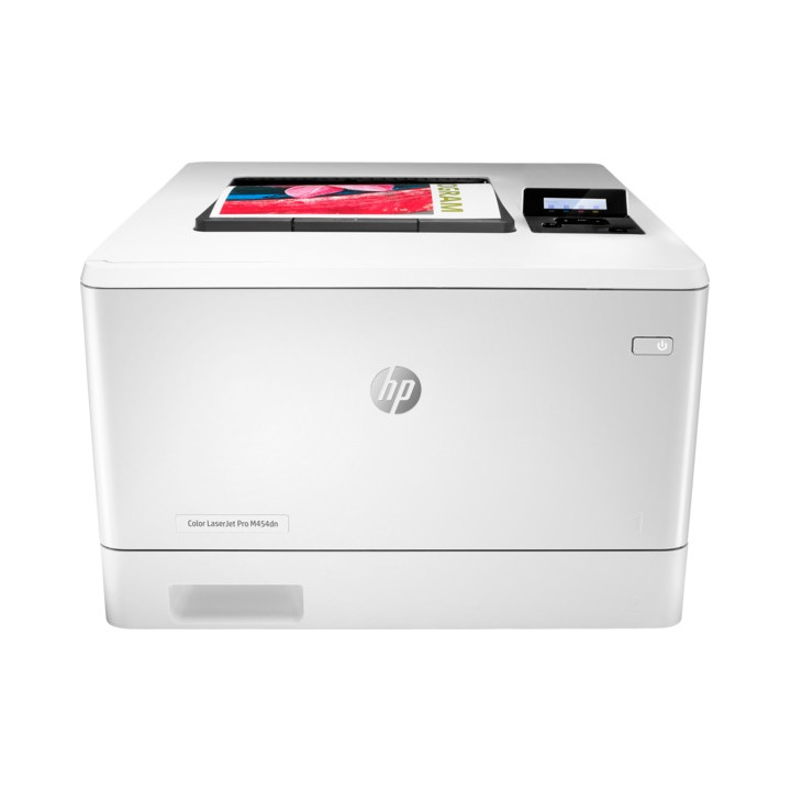 Imprimanta Laser Color HP M454dn, A4, Functii: Impr., Viteza de Printare Monocrom: 27ppm, Viteza de printare color: 24ppm, Conec