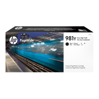 HP 981Y Fekete Eredeti Tinta Patron PageWide E58650|556|586 20K "L0R16A"