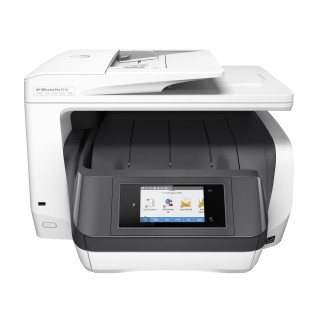 Многофункционален цветен мастиленоструен принтер HP OfficeJet Pro 8730 e AIO, A4, Функции: Печат|Сканиране|Копиране|Факс, Скорос