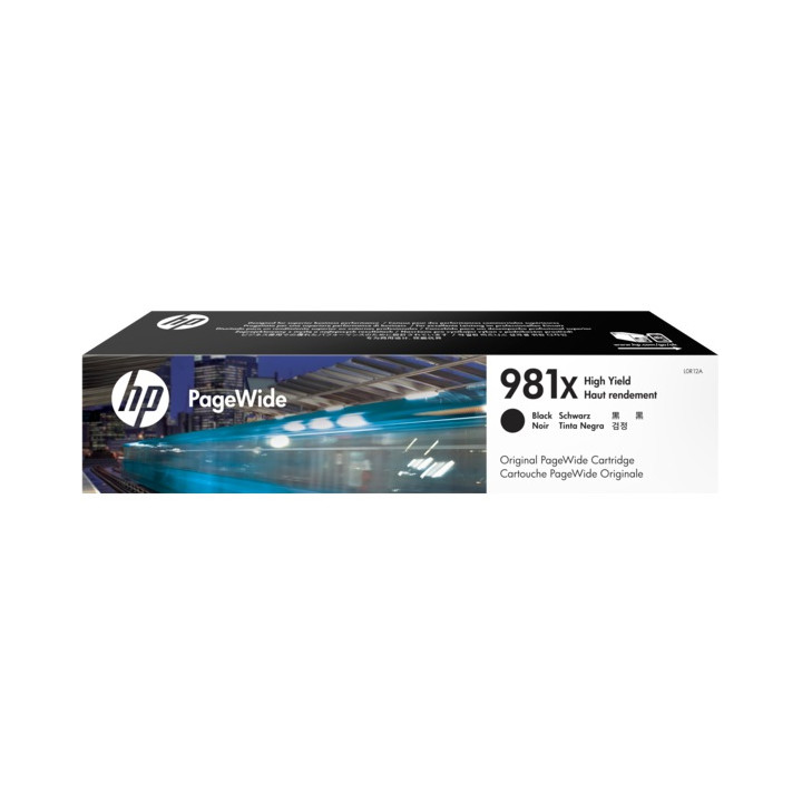 Картридж с оригинално мастило HP черен №981X за PageWide E58650|556|586 11K "L0R12A"