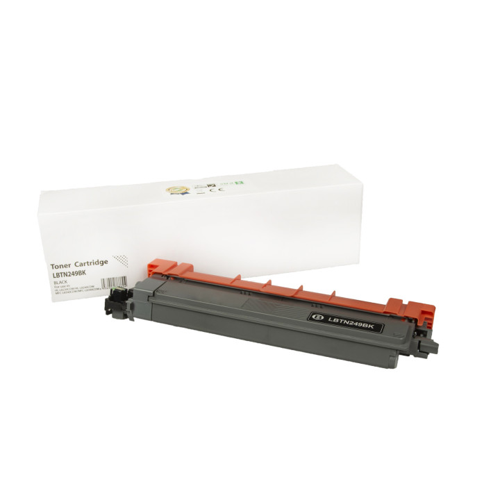 Compatible toner cartridge TN249BK, 4500 pages for Brother printers (Orink white box)