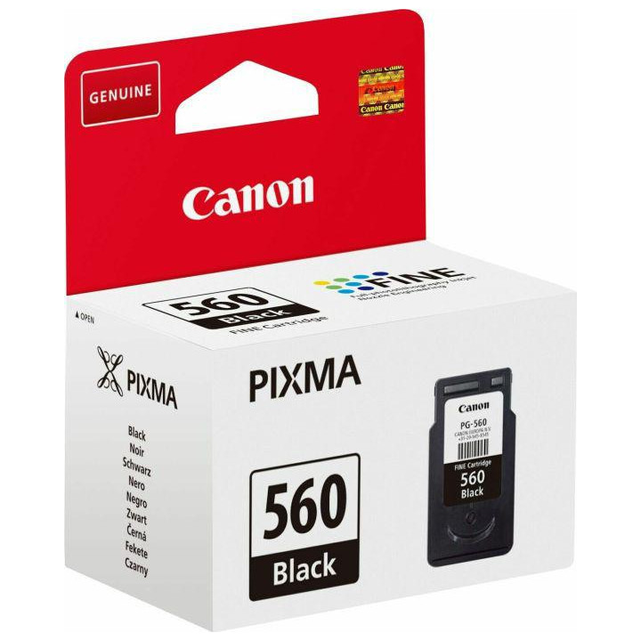 Original Canon Black Ink Cartridge PG-560 for Pixma TS5350 | TS5351 | TS5352 180 "3713C001AA"