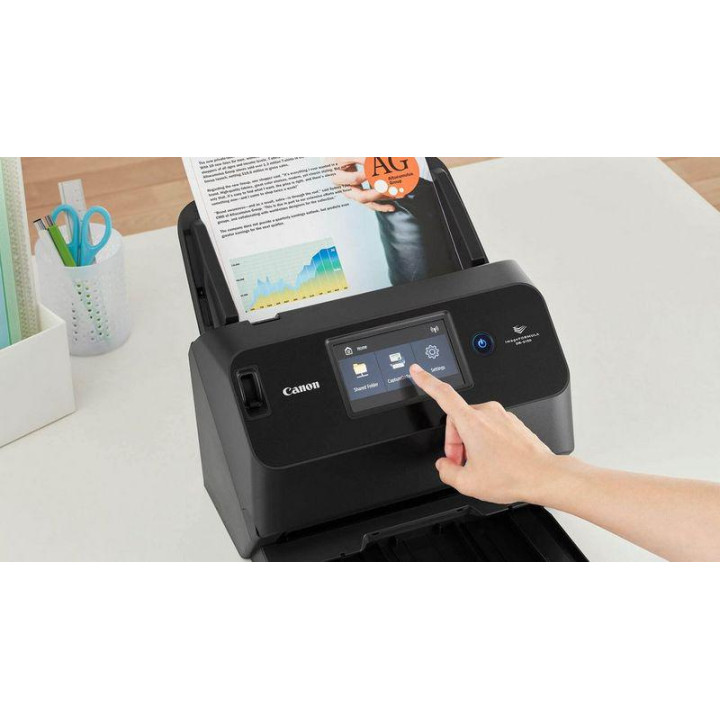CANON DR-S150 SZKENNER A4 méret, lapadagoló, 45 ppm sebesség fekete-fehér és színes, 600x600 dpi optikai felbontás, CIS érzékelő