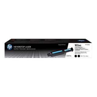 Двоен пакет оригинален HP черен номер 103AD за NeverStop LaserJet 1000|1200 5K "W1103AD"