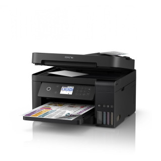 Многофункционален мастиленоструен CISS цветен принтер Epson L15160, A3. Функции: Печат | Сканиране | Копиране | Факс. Скорост на