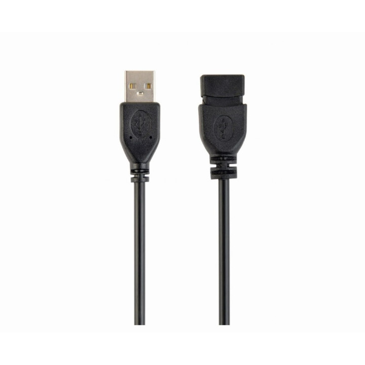 USB SPACER кабел удължител USB 2.0 (T) към USB 2.0 (M) 3м черен "SPC-USB-AMAF-10"