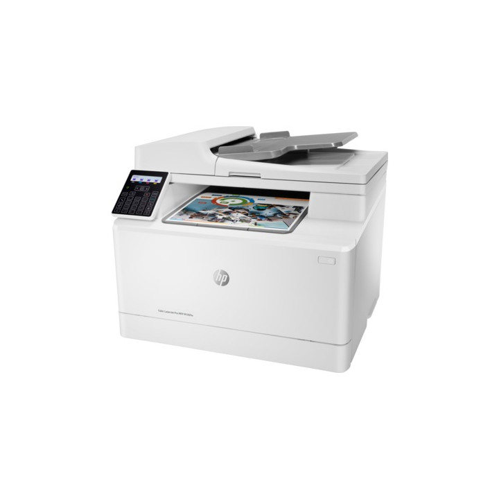 Многофункционален лазерен цветен принтер HP Pro M183fw, A4, Функции: Печат|Сканиране|Копиране|Факс, Скорост на печат моно: 17ppm