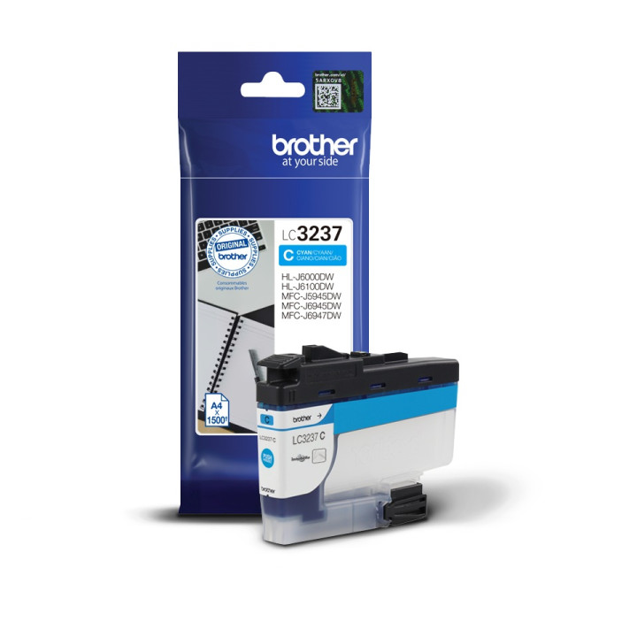 Brother Eredeti Cián Tinta Patron LC3237C MFC-J5945|J6945|J6947 1.5K "LC3237C"