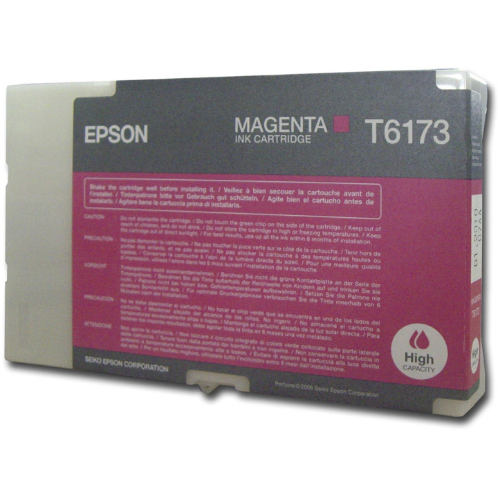Eredeti Epson Magenta T6173 tintapatron Business B500 7K "C13T617300"