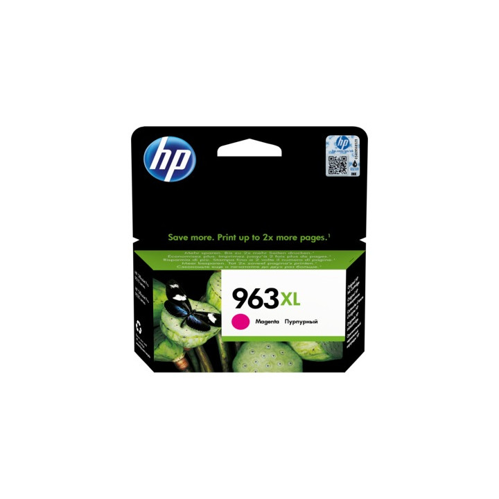 Original HP Magenta Ink Cartridge No. 963XL for OfficeJet Pro 9010|9013|9014|9020|9023, 1.6K "3JA28AE"