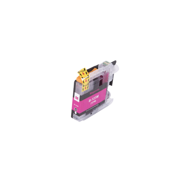 Compatible ink cartridge LC123M, LC121M, 10ml for Brother printers (ORINK BULK)