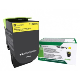 Оригинален тонер Lexmark Жълт 71B2HY0 за CX 417|CX 517|CS 417|CS 517 3.5K "71B2HY0"