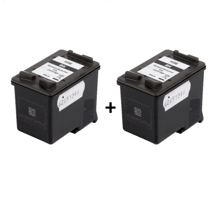 Refill ink cartridge C6656AE, no.56/2x21ml for HP printers (multipack)