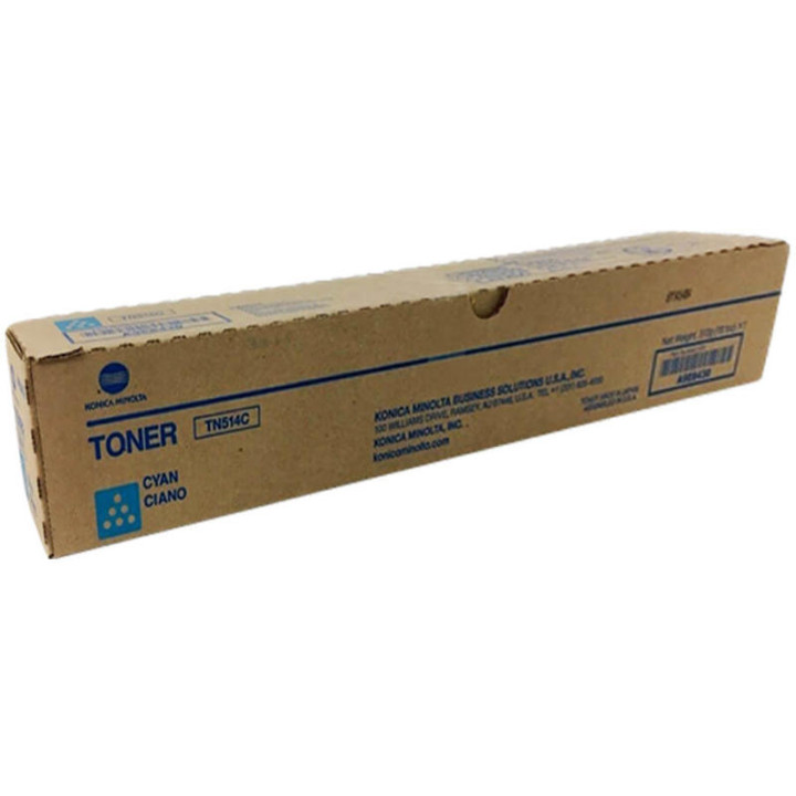 Original KONICA-MINOLTA Cyan Toner TN-514C for Bizhub C458 | C558 | C658 26K "A9E8450"