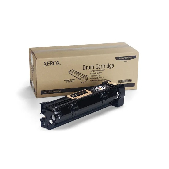 Original Xerox Black Drum Unit 113R00670 for Phaser 5500 | Phaser 5550, 60K pages.
