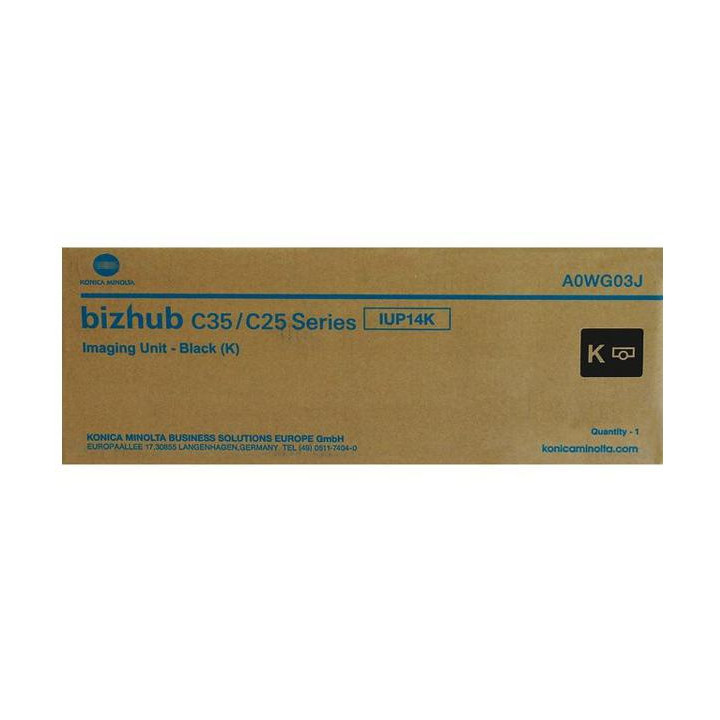 Drum Unit Original Konica-Minolta Black, IUP14K, pentru Bizhub C25|C35, 60K, (timbru verde 0.8 lei), "A0WG03J"