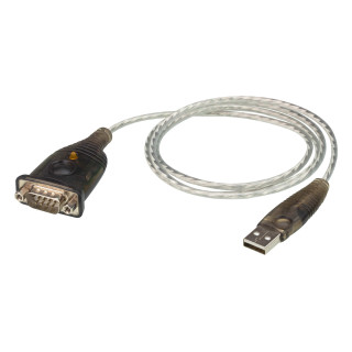 ATEN USB 2.0 (T) - RS232 (9-tűs) soros adapter 1 m szürke, "UC232A1-AT"