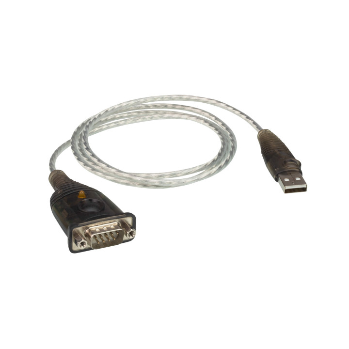 ADAPTOR USB ATEN, USB 2.0 (T) la Serial RS232 (9-pin)(T), 1 m, gri,"UC232A1-AT" (timbru verde 0.08 lei)