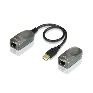 USB удължителен кабел ATEN с USB 2.0 (T) | RJ-45 (M) сив "UCE260-A7-G"