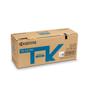 Eredeti Kyocera Cyan Toner TK-5270C ECOSYS M6230|M6630-hoz 6K "TK-5270C"