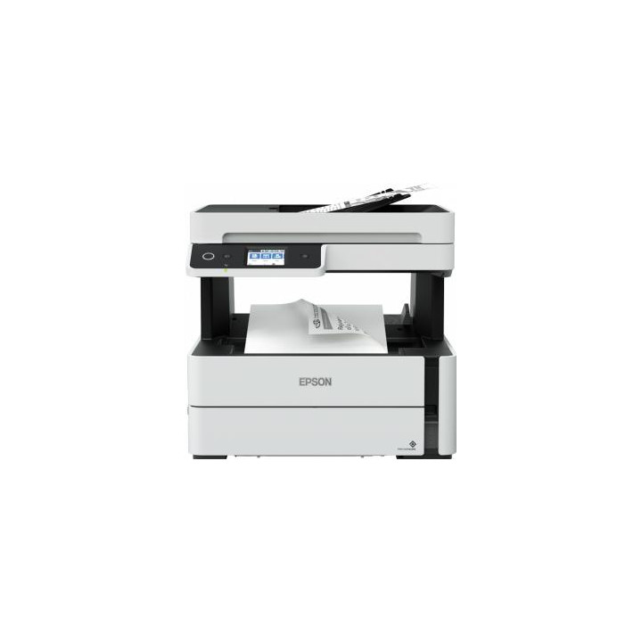 Multifunkcionális Tintasugaras CISS Mono Epson M3170 A4, Funkciók: Nyomtatás | Szkennelés | Másolás | Fax Monokróm Nyomtatási Se