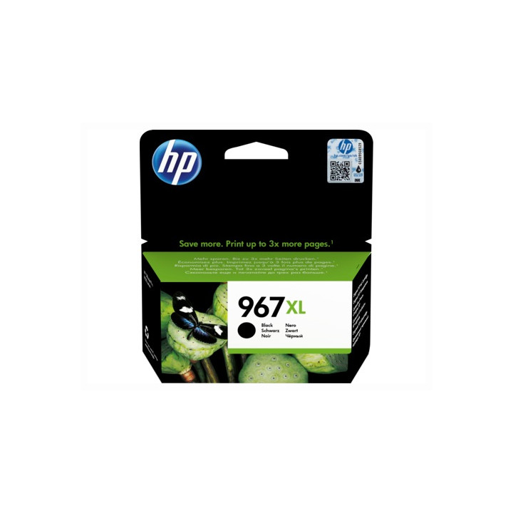 HP 967XL Fekete Eredeti Tinta Patron OfficeJet Pro 9020|9023 3K "3JA31AE"