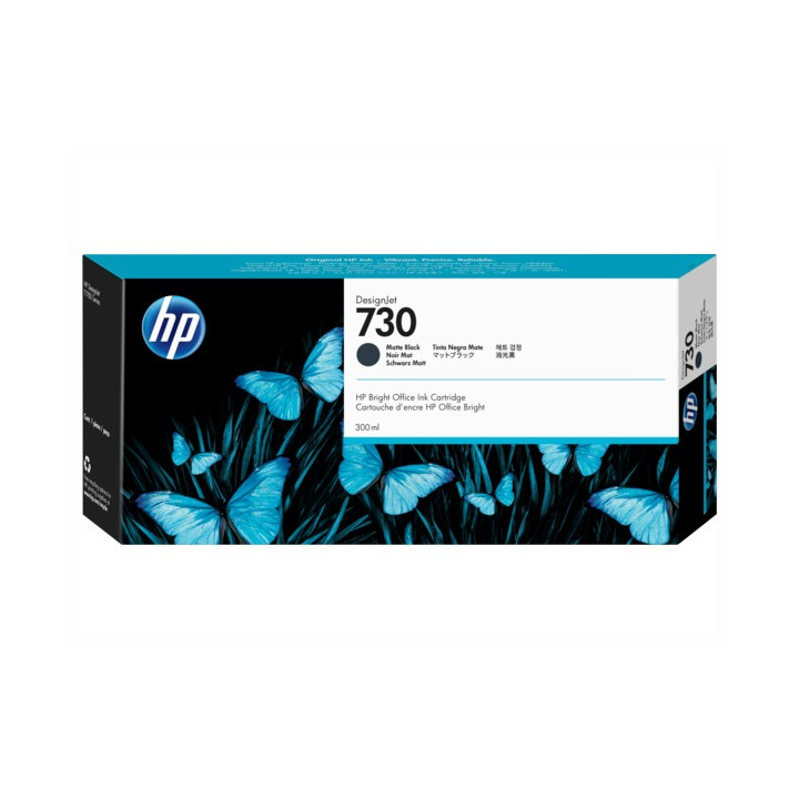 HP Eredeti Festékkazetta Matt Fekete nr.730 a Designjet T1600|Designjet T1700|Designjet T2600 300ml "P2V71A"