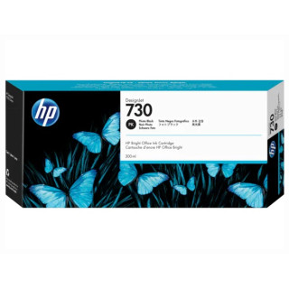 Cartus Cerneala Original HP Photo Black, nr.730, pentru Designjet T1600|Designjet T1700|Designjet T2600, 300ml, (timbru verde 0.