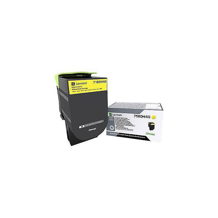 Eredeti Lexmark Sárga Toner 71B0H40 CS417|CX417 3.5K "71B0H40"