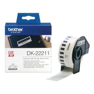 Brother DK22211 Fekete-fehér Papírszalag P-TOUCH QL-1100|QL-800|QL-810|QL-1050|QL-1060|QL-500|QL-560|QL-570|QL-580|QL-650|QL-700