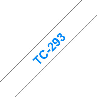 Ламинирана лента Original Brother Blue on White TC293 за E105|E110|H100|H101|H105|H110|H111|P300|128|200|1000|1010|1090|1100|112