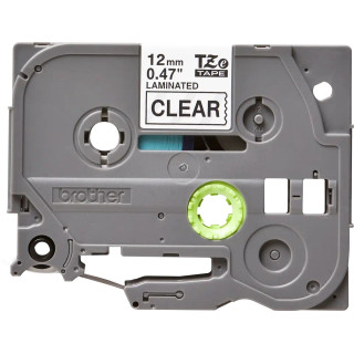Eredeti Brother Fekete átlátszó laminált szalag TZE131 E105|E110|H100|H101|H105|H110|H111|P300|128|200|1000|1010|1090|1100|1120|