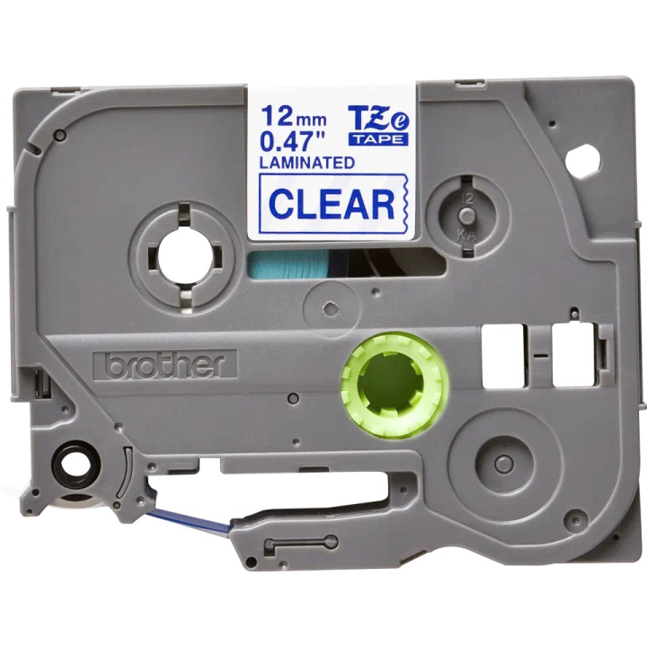 Original Brother Blue on Clear Laminated Tape TZE133 for E105|E110|H100|H101|H105|H110|H111|P300|128|200|1000|1010|1090|1100|112