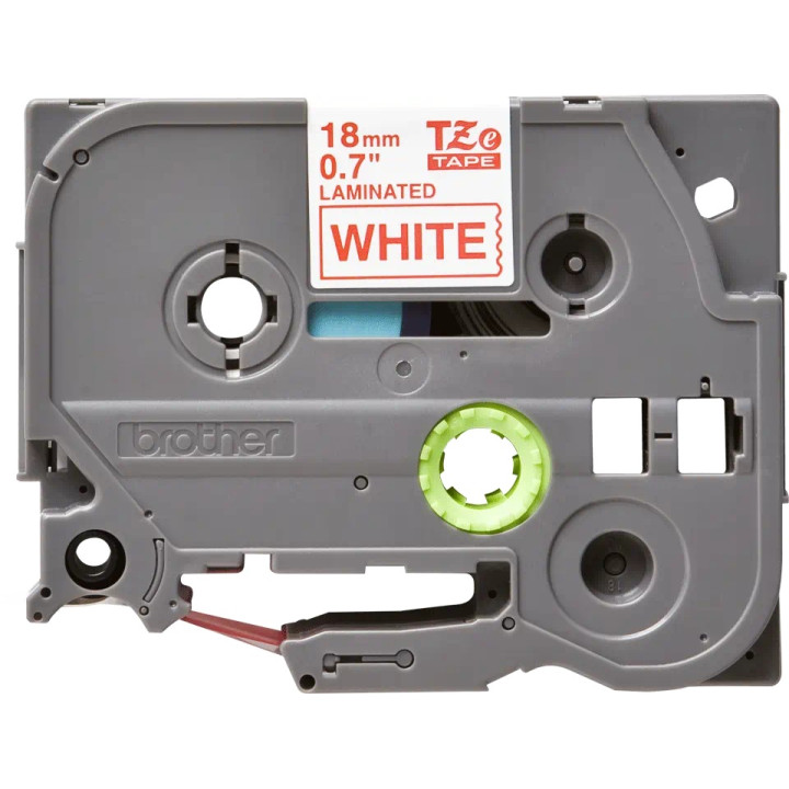 Eredeti Brother TZE242 piros-fehér laminált szalag D400|D450|E300|H300|18R|300|310|320|340|1300|1700|1750|1760|1800|1810|1830|18