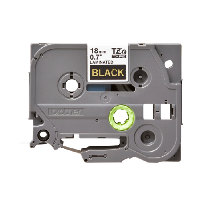 Original Brother Gold on Black Laminated Tape TZE344 for D400|D450|E300|H300|18R|300|310|320|340|1300|1700|1750|1760|1800|1810|1