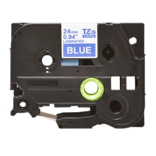 Banda laminata Original Brother White on Blue, TZE555, pentru D600|E500|E550|H500|P700|P710|P750|330|350|520|540|580|1400|1500|1