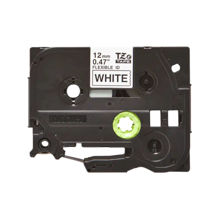 Original Brother Laminated Tape Black on White TZEFX231 for E105|E110|H100|H101|H105|H110|H111|P300|128|200|1000|1010|1090|1100|