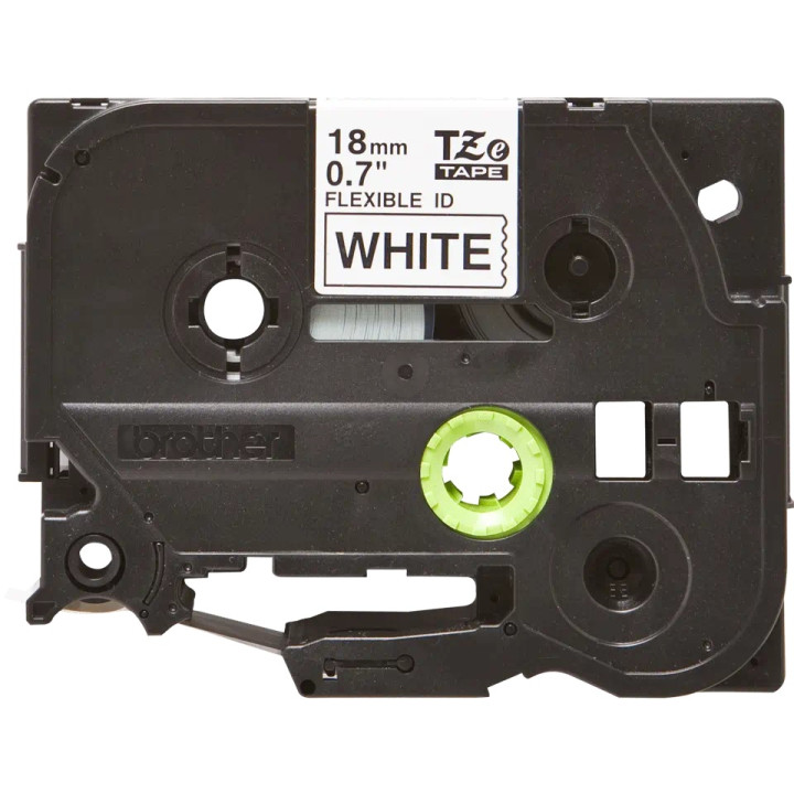 Banda laminata Original Brother Black on White, TZEFX241, pentru D400|D450|E300|H300|18R|300|310|320|340|1300|1700|1750|1760|180
