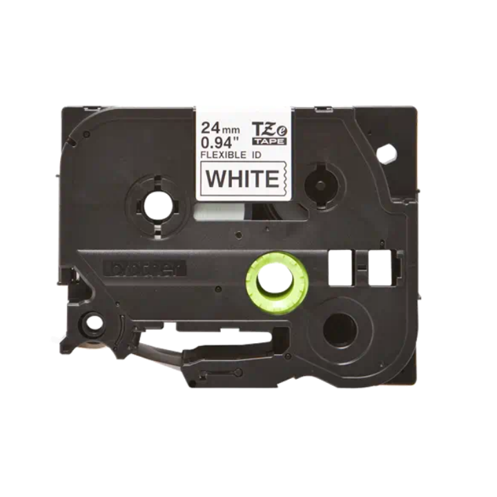 Original Brother Laminated Tape Black on White TZEFX251 for D600|E500|E550|H500|P700|P710|P750|330|350|520|580|1400|1500|1600|16