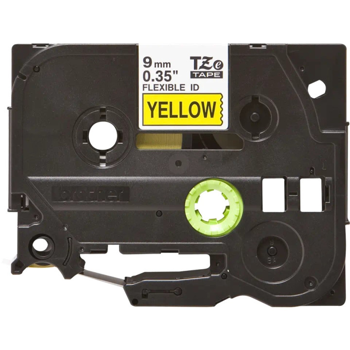 Original Brother Laminated Tape Black on White TZEFX621 for E105|E110|H100|H101|H105|H110|H111|P300|128|200|1000|1010|1090|1100|