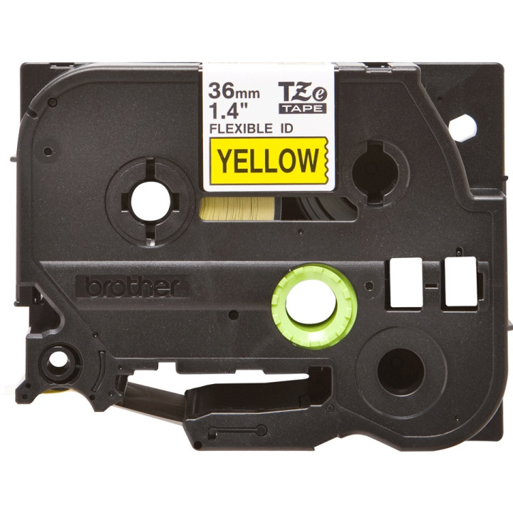 Original Brother Laminated Tape Black on White TZEFX661 for models 530, 550, 3600, 9200, 9400, 9500, 9600, 9700, 9800, D800, E80