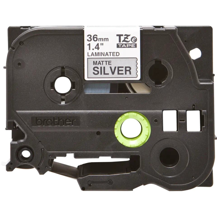 Original Brother Laminated Tape Black on White TZEM961 for models 530|550|3600|9200|9400|9500|9600|9700|9800|D800|E800|P900|P910