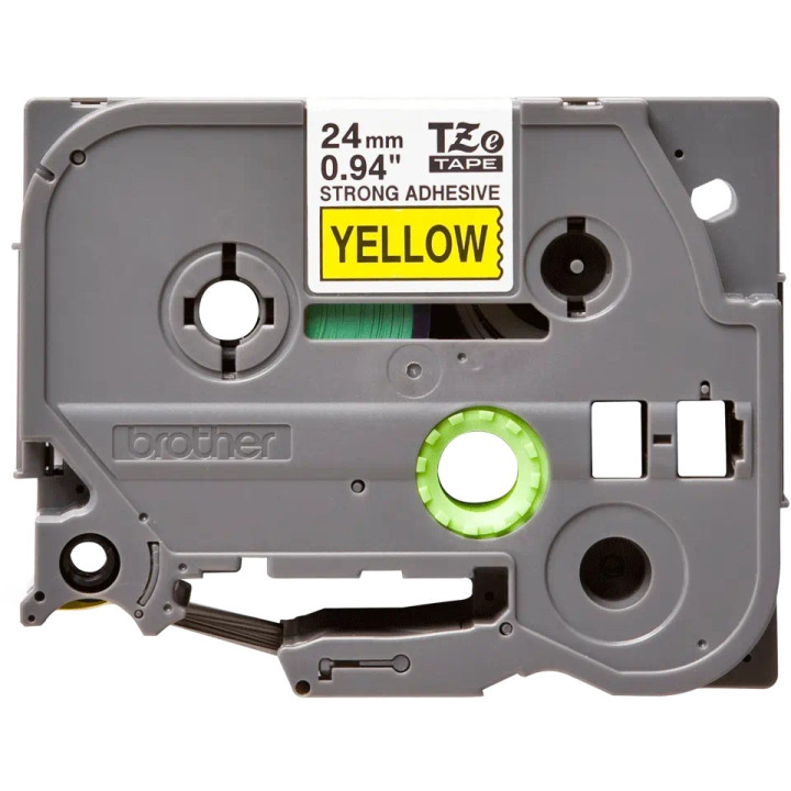 Eredeti Brother Fekete sárga laminált szalag TZE-S651 D600|E500|E550|H500|P700|P710|P750|330|350|520|580|1400|1500|1600|1650|220