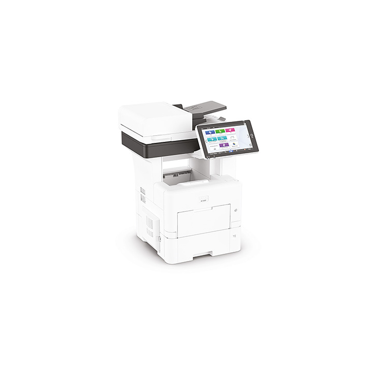 Мултифункционален лазерен моно Ricoh IM600F A4 Функции: Принтиране | Сканиране | Копиране | Факс Скорост на печат в черно: 60ppm