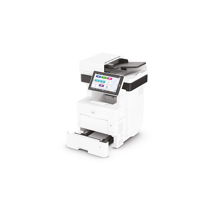 Мултифункционален лазерен моно Ricoh IM600F A4 Функции: Принтиране | Сканиране | Копиране | Факс Скорост на печат в черно: 60ppm