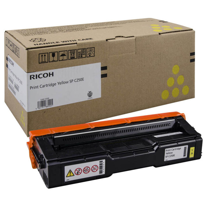 Оригинален тонер Ricoh Жълт, 407546 за SP C250 | SP C260 | SP C261 1.6K "407546"